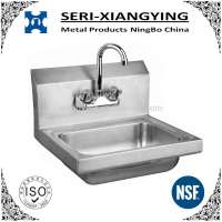 NSF Approval High Quality Stainless Steel Hand Wash Sink with optional sizes for Commercial use