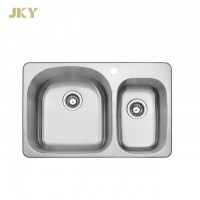 SS-3322B Supplier Malaysia Inox Kitchen Double Sink for sale