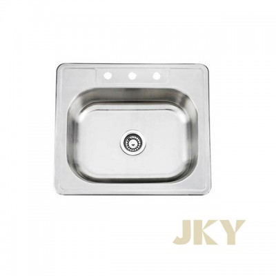 Farmhouse Style Stainless Steel Silver Galvanized Kitchen Sink