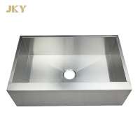 Malaysia Factory Handmade Farm Apron Front Kitchen Single Bowl Stainless Sink