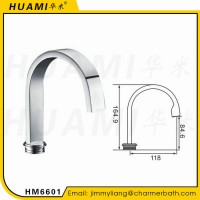 China Widely Use Deck Mounted Kitchen Water Pipe Faucet Spout