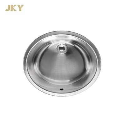 Oval Undermount Bathroom 20 Gauge Stainless Steel Sink